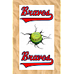 Toalla de playa:Cracked Softball
