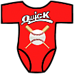Club Baby Romper: Crossed Bats