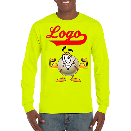 Club T-Shirt, Lange Mouw: Mr. Baseball