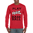 Club T-Shirt, Lange Mouw: Play Baseball