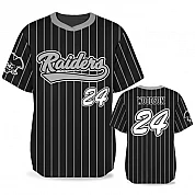 Pinstripe BB Jersey SS  Crew