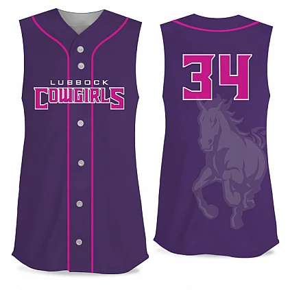 Pastime FP Jersey Sleeveless Full-Button