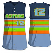 Retro FP Jersey Sleeveless Full-Button