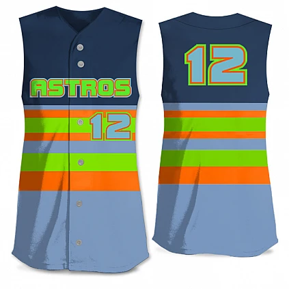 Retro FP Jersey Sleeveless Full-Button