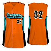 TriplePlay FP Jersey Sleeveless Full-Button