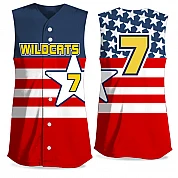 United FP Jersey Sleeveless Full-Button