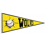 Il gagliardetto dei Wolverhampton Wolves