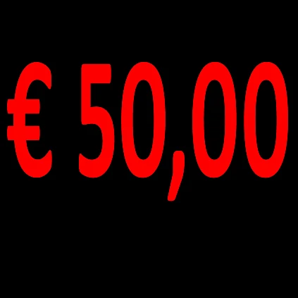 € 50,00 Waardecheck Spaarpunten (1000 Punten)