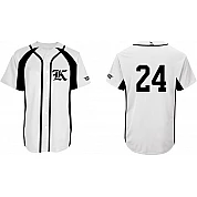 Karlskoga Bats Shirt, Wit: Flatback Mesh