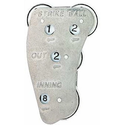 Teller met innings, staal SS4RL