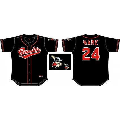 Camisa Rapperswil-Jona Bandits : negro