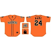 Kent Mariners Shirt, Oranje: FlatBack Mesh