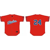 Hamburg Stealers Jersey, Flatback Mesh: Rood