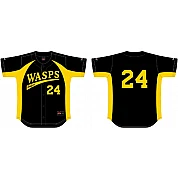 Camisa Romford Wasps,  FlatBack Mesh: negro