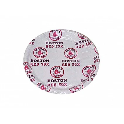 Kunststoffteller, Satz mit 12 Stück: Red Sox
