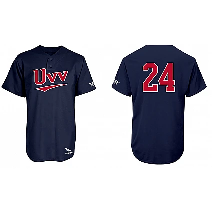 Camisa UVV Team: 2 Botones: Flatback Mesh