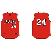 Falcons Shirt, Mouwloos: Flatback Mesh