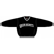 Green Hearts PolyMicro Pullover Jacket