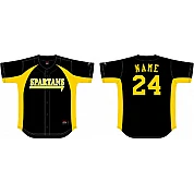 Newton Spartans Jersey: Black