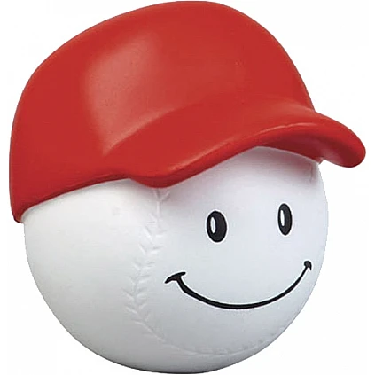 Stressbal, honkbal met pet