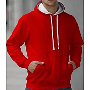 Capuchon Sweater 2 Kleuren: Rood/Wit