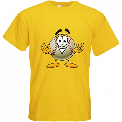 Mr. Baseball T-Shirt Yellow: Hands