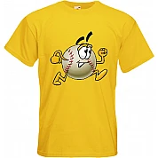 Mr. Baseball T-Shirt Yellow: Run 