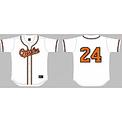Orioles Shirt Honkbal Wit