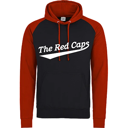 Red Caps Contrast Hoodie