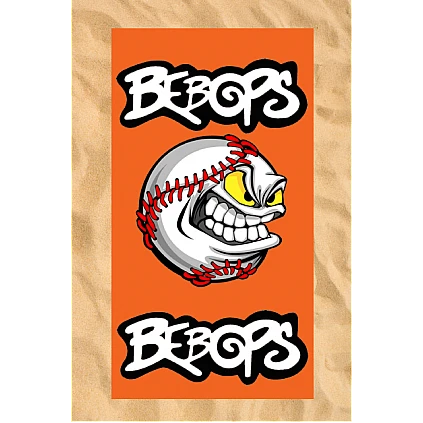 Club All-Over Beach Towel: Angry Baseball