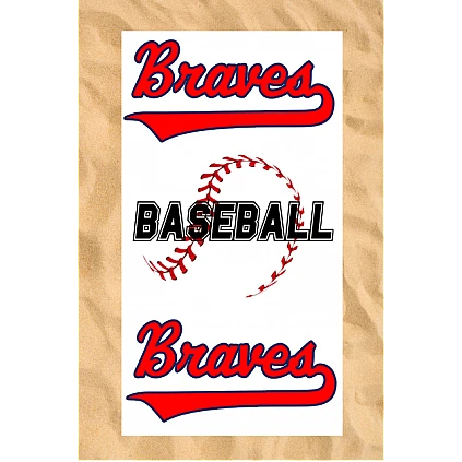 Club All-Over Beach Towel: Baseball