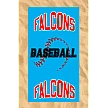Club All-Over Beach Towel: Baseball
