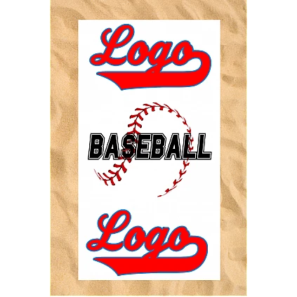 Club All-Over Beach Towel: Baseball