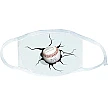 Mondkapje Cracked Baseball