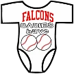 Club Baby Romper: Balls