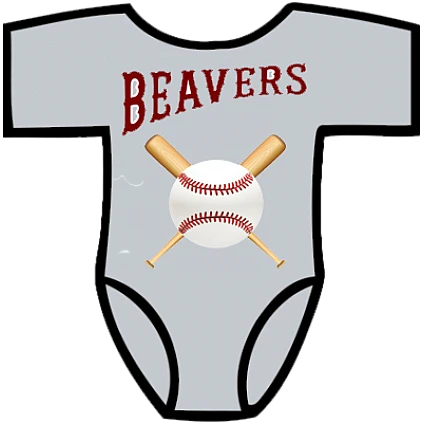 Club Baby Romper: Crossed Bats