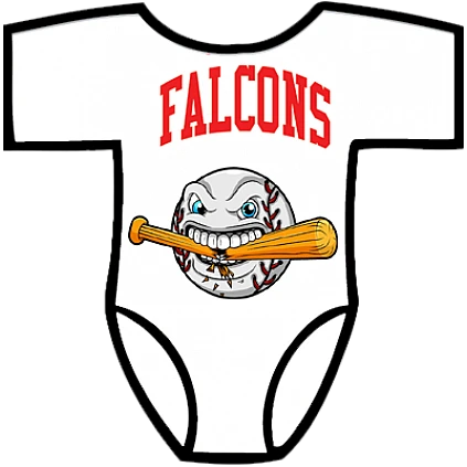 Club Baby Romper: Cracked Bat