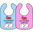 Club Baby Bib: Balls