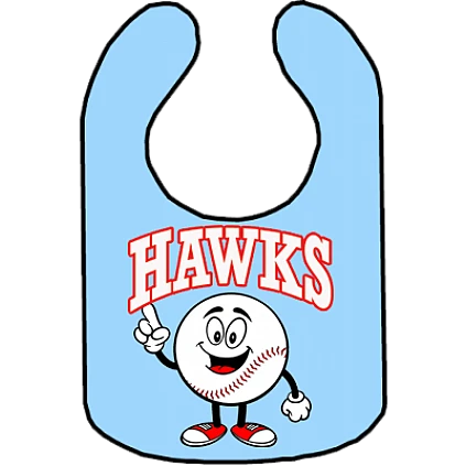 Club Baby Bib: Happy Baseball