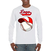 Club T-Shirt, Long Sleeve: Baseball+Cap
