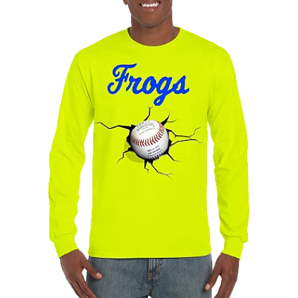 Camiseta Club, manga larga: Crack Basebal