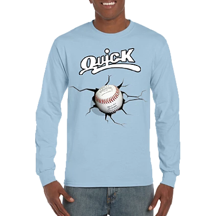 Camiseta Club, manga larga: Crack Basebal