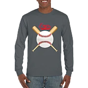 Maglietta Club, manica lunga: pipistrelli incrociati