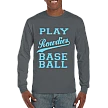 Club T-Shirt, Lange Mouw: Play Baseball