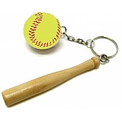 Sleutelhanger Softbal + Knuppel