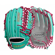 Wilson Lente 2025 A2000 SCOT7SS Seafoam/White/Flamingo 12.75"
