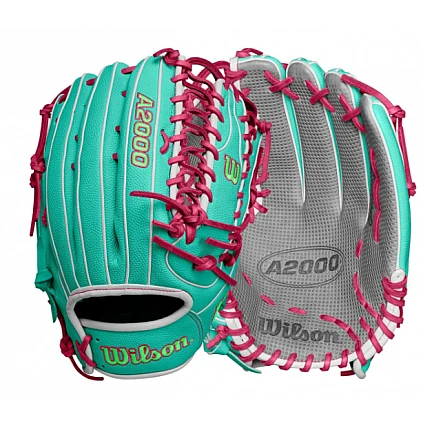 Wilson Spring 2025 A2000 SCOT7SS Seafoam/Blanco/Flamingo 12,75".