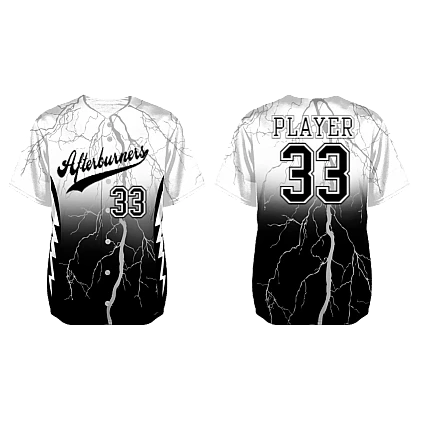 Maglia Afterburners: Lightning, Flatback Mesh