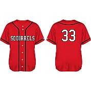 Maglia Borgerhout Squirrels Rosso