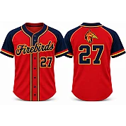 Firebirds Alternate Jersey, Flatback Mesh